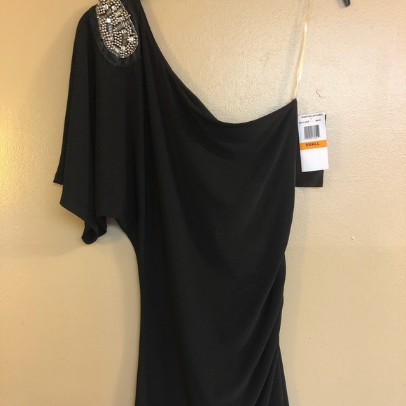 One Shoulder Dress NWT by tempted - Picture 4 of 8